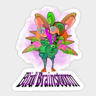 Bird Brainstorm Sticker